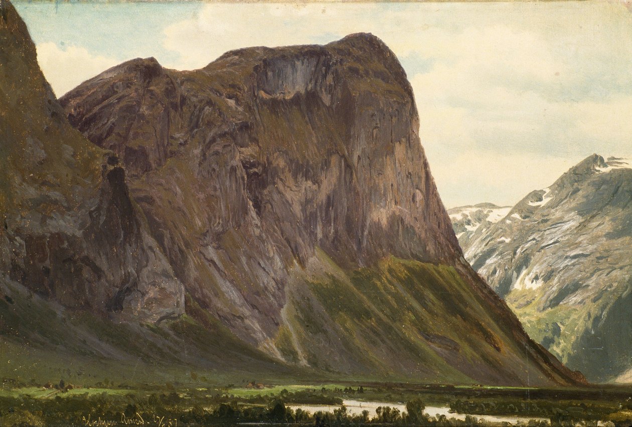 De Horgheim in Romsdal de Johan Fredrik Eckersberg