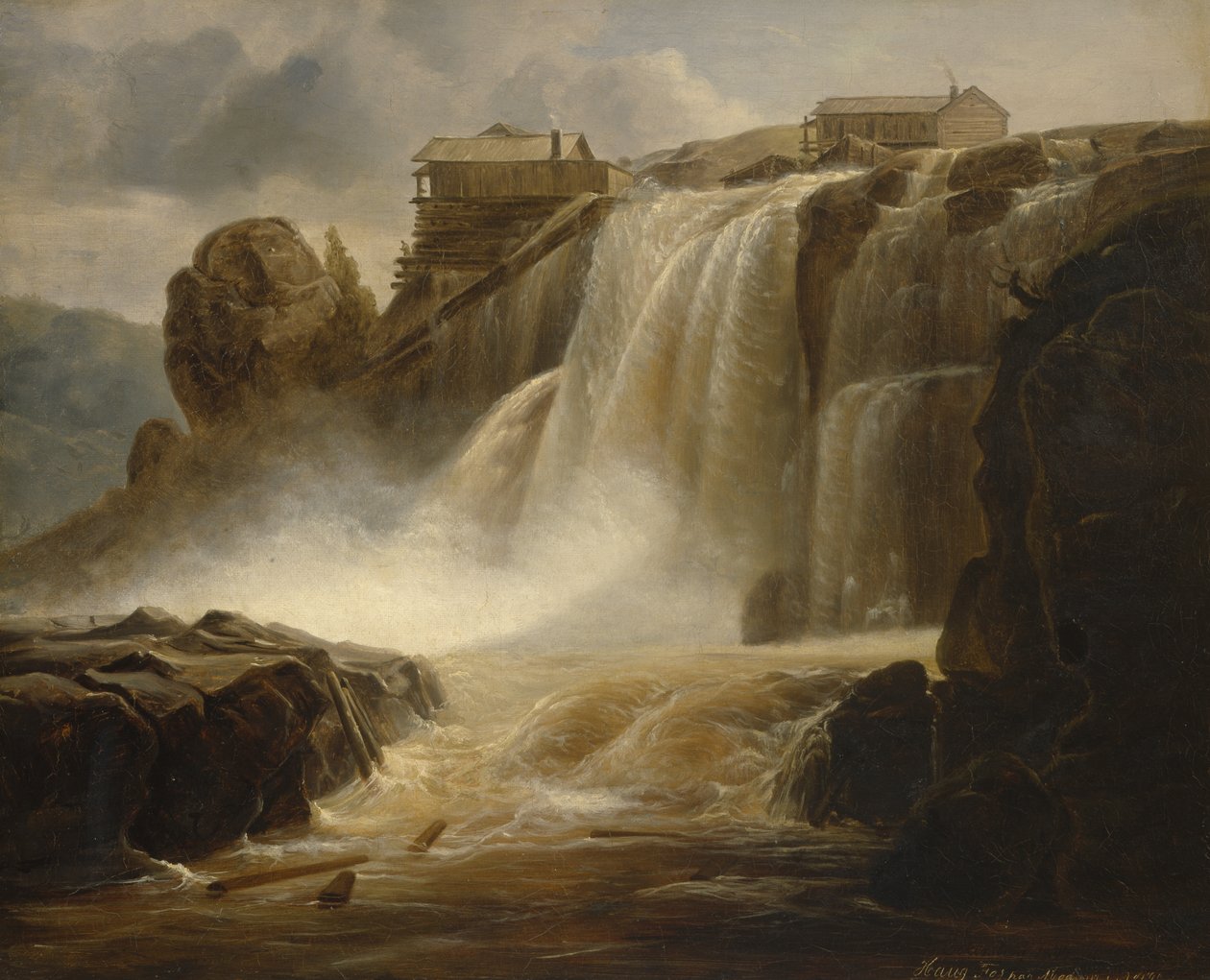 Haugfossen de Johan Fredrik Eckersberg