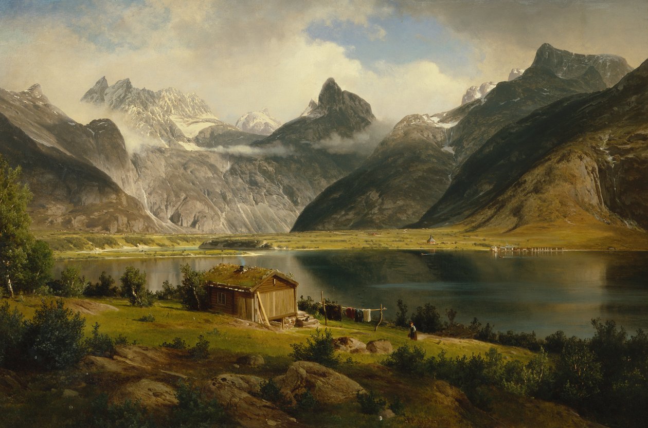 Romsdalshorn de Johan Fredrik Eckersberg