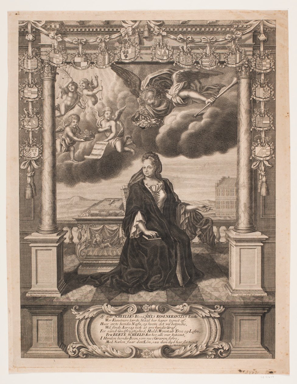 Birgitte Rosenkrantz, nascida Skeel de Johan Friedlein