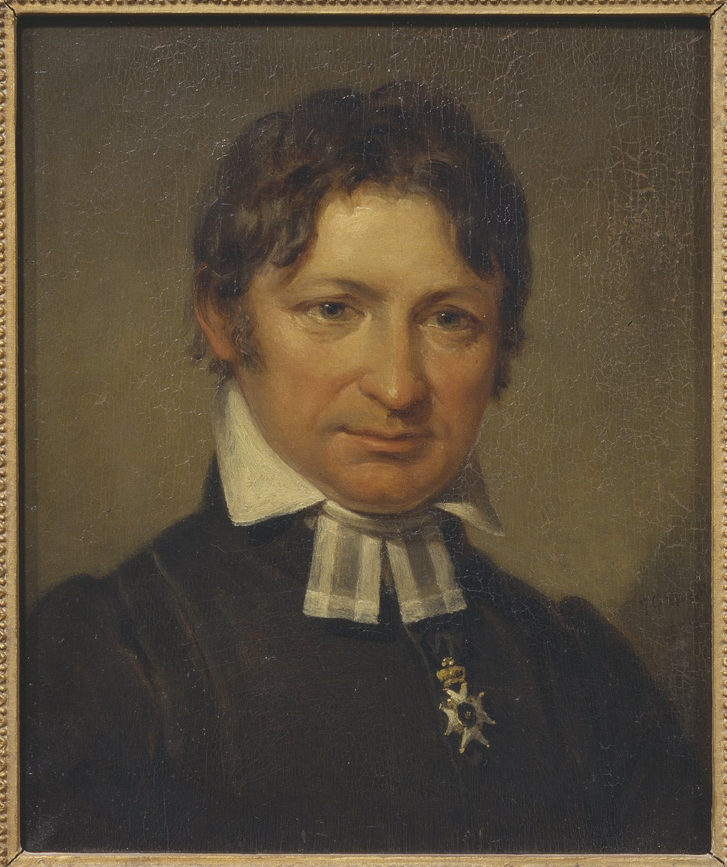 Francois Michel Franzen, poeta e teólogo de língua finlandesa - Retrato de Frans Mikael Franzen de Johan Gustaf Sandberg