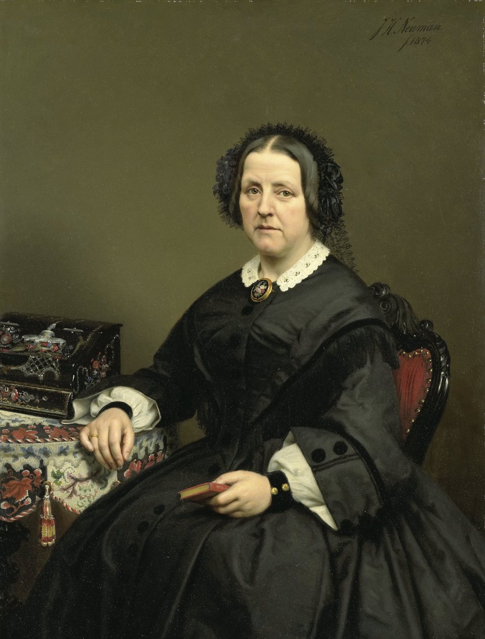Wilhelmina Margaretha van den Bosch (1807-74). Esposa de Gerard Johan Lost van Themaat de Johan Heinrich Neuman