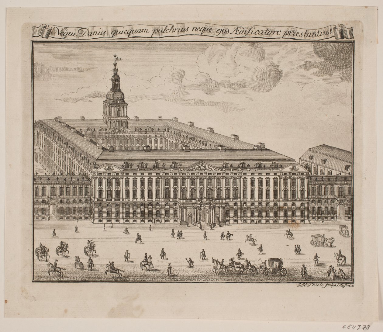 Castelo de Christiansborg de Johan Herman Thiele
