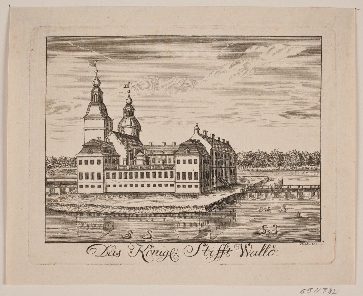Castelo de Vallø de Johan Herman Thiele
