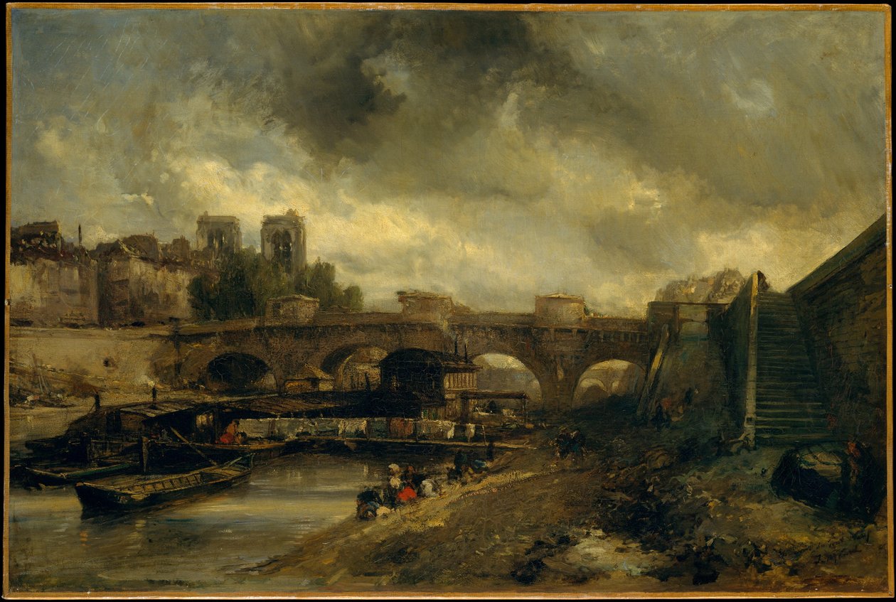 A Pont Neuf de Johan Jongkind