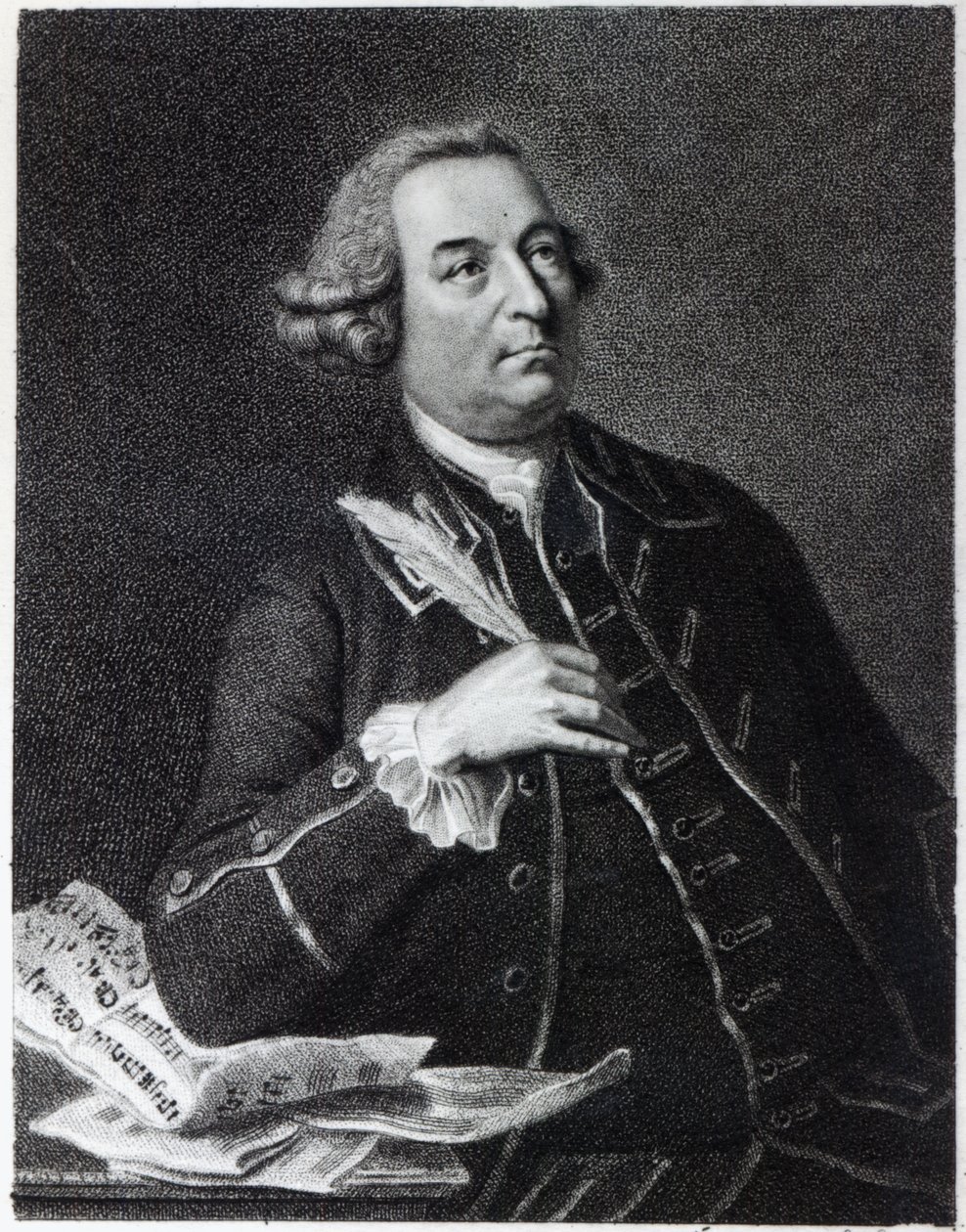 Retrato de John Christopher Smith (1712-95), músico e amanuense de Handel de Johan Joseph Zoffany