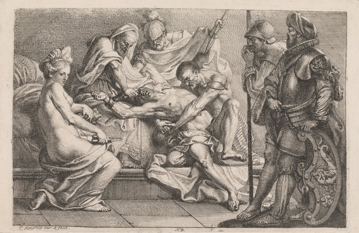 Samson Overcome pelos filisteus de Johan Joseph Zoffany