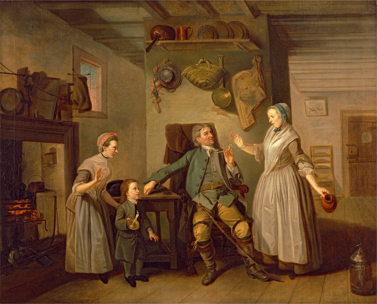 David Garrick e Mary Bradshaw no "The Farmer