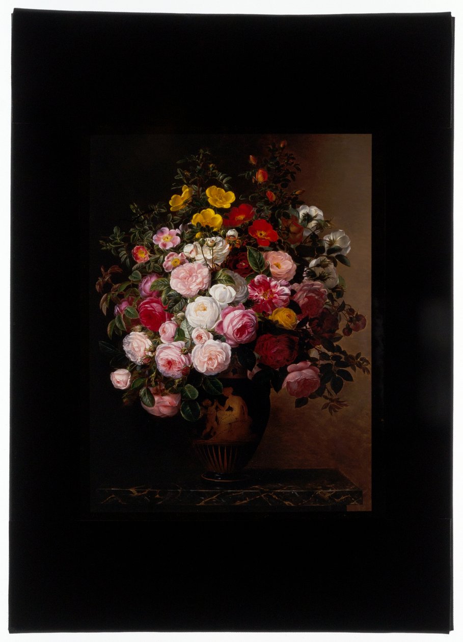 Natureza morta de flores de Johan Laurents Jensen
