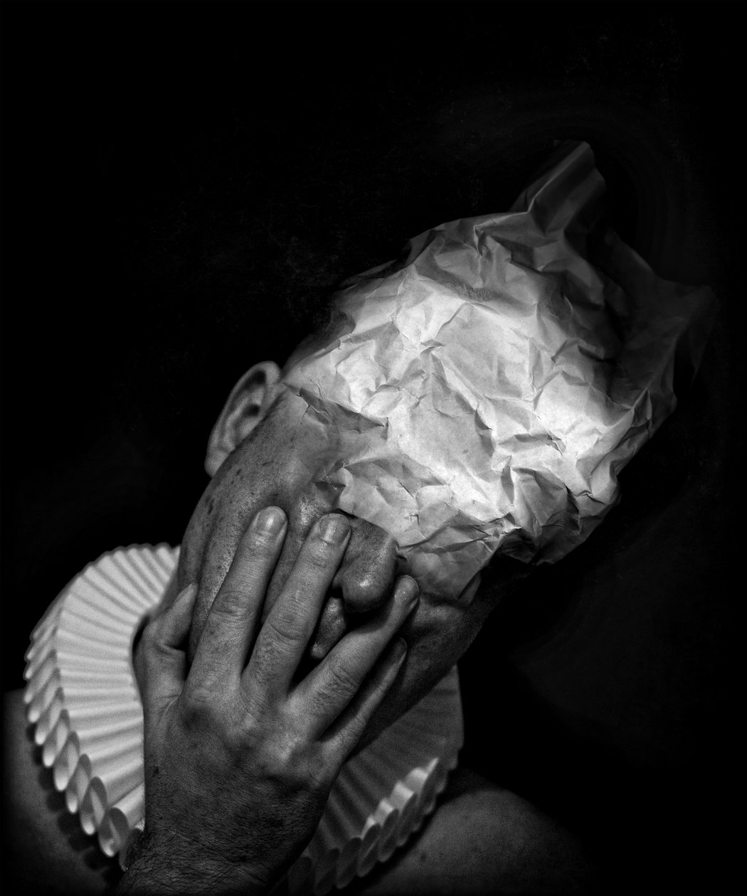 Uma morte de palhaços (serie), 2014 (arte digital fotográfica) de Johan Lilja