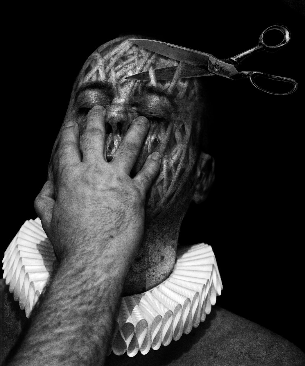 Uma morte de palhaços (serie), 2014 (arte digital fotográfica) de Johan Lilja