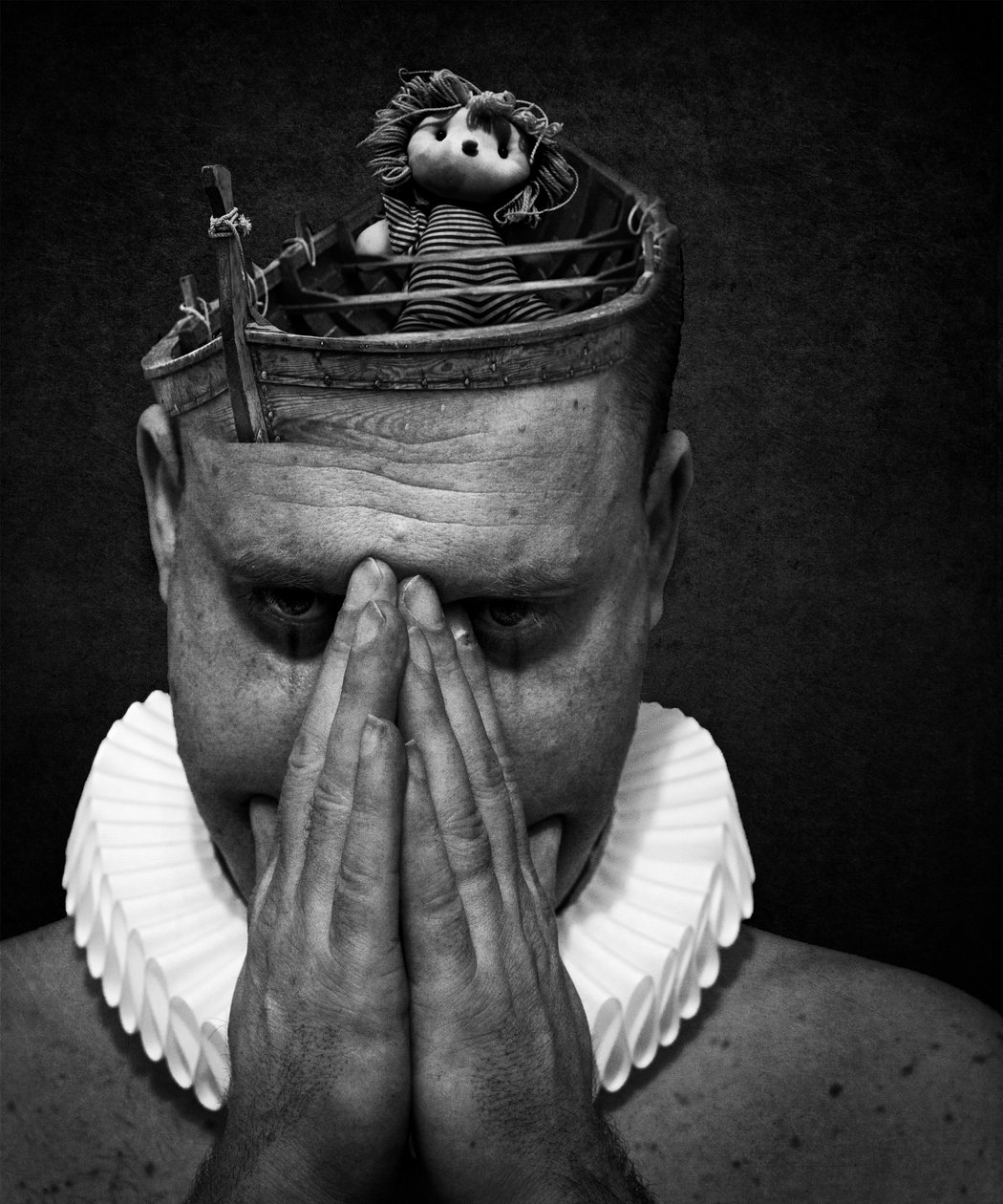 Uma morte de palhaços (serie), 2014 (arte digital fotográfica) de Johan Lilja