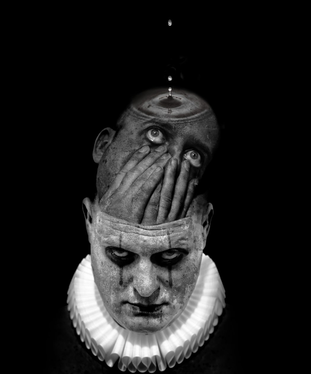 Uma morte de palhaços (serie), 2014 (arte digital fotográfica) de Johan Lilja