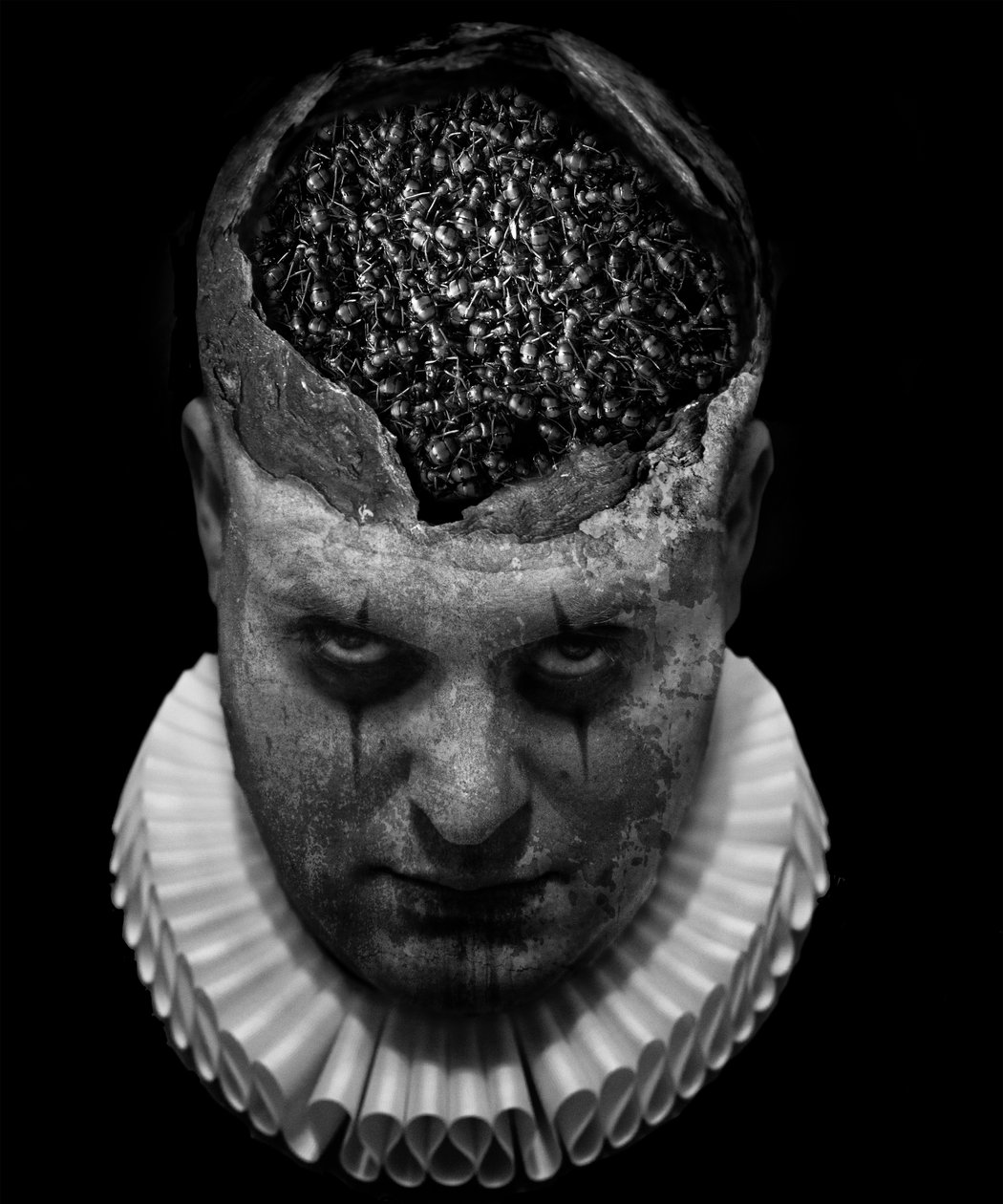 Uma morte de palhaços (serie), 2016 (manipulação de fotos) de Johan Lilja