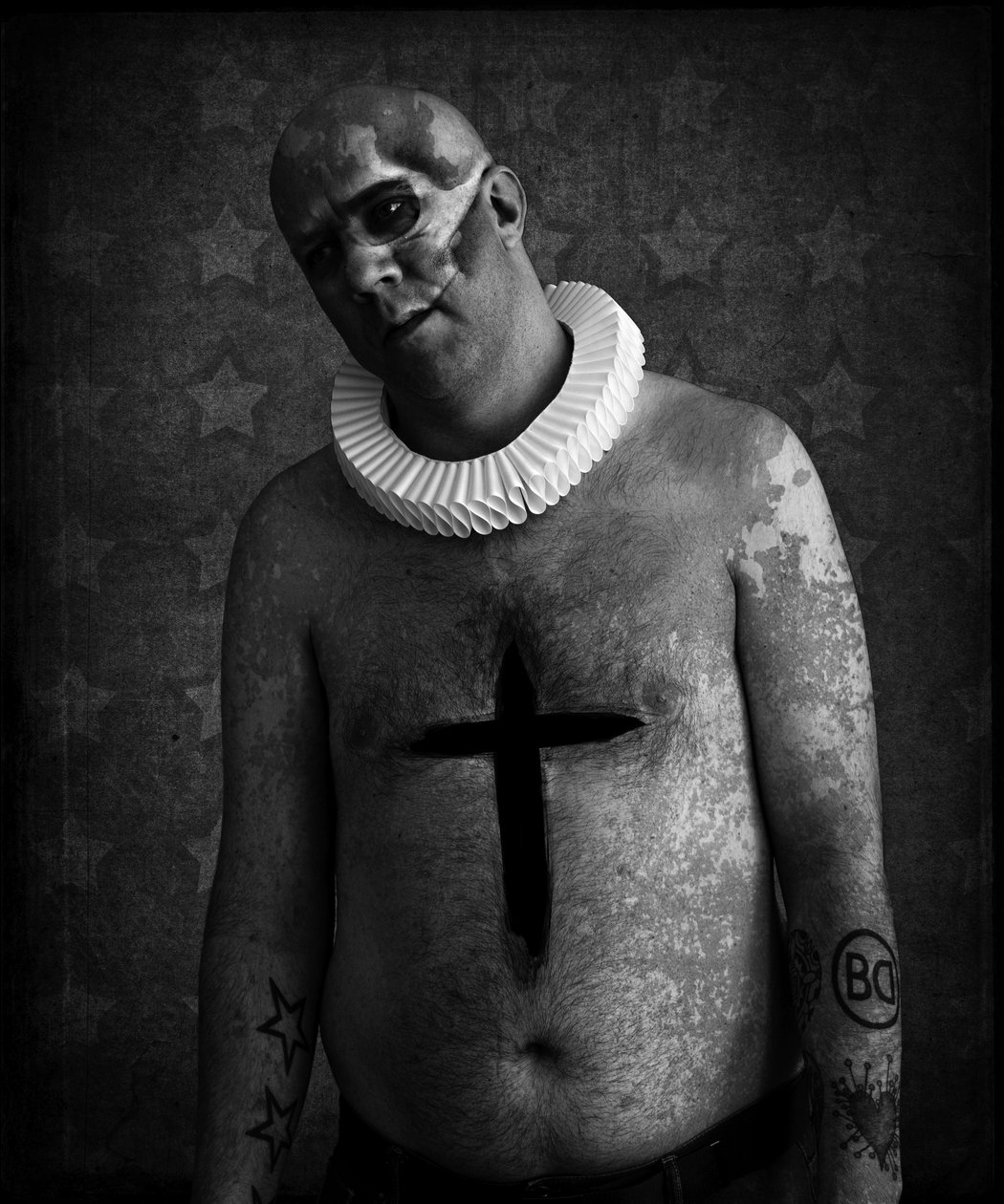 Uma morte de palhaços (serie), 2016 (manipulação de fotos) de Johan Lilja