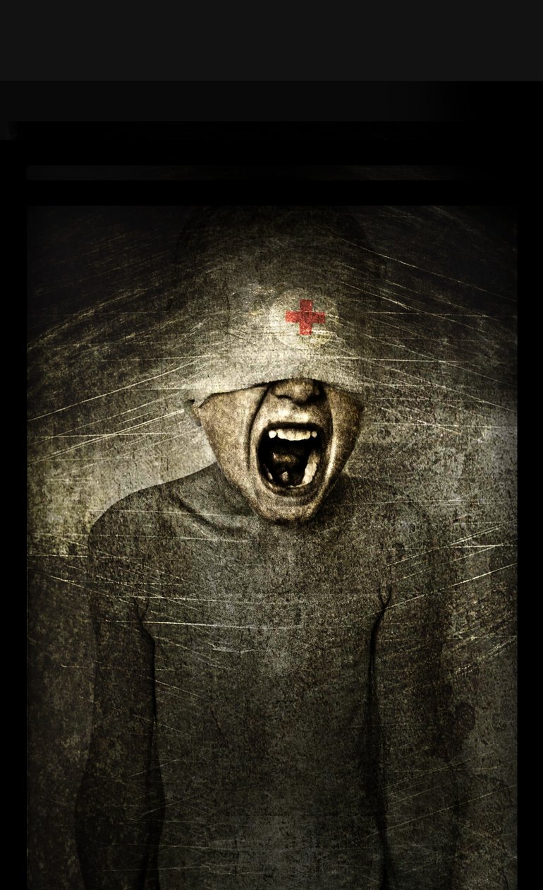 Hurt, 2013 (manipulação de fotos) de Johan Lilja