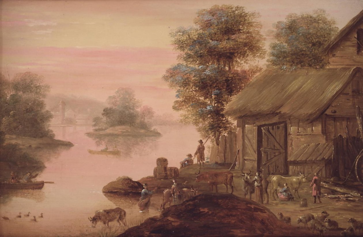 Paisagem à maneira holandesa de Johan Mandelberg