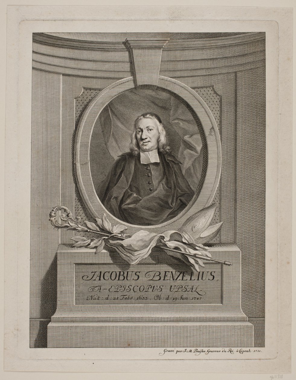 Bispo Jacob Benzélio de Johan Martin Preisler