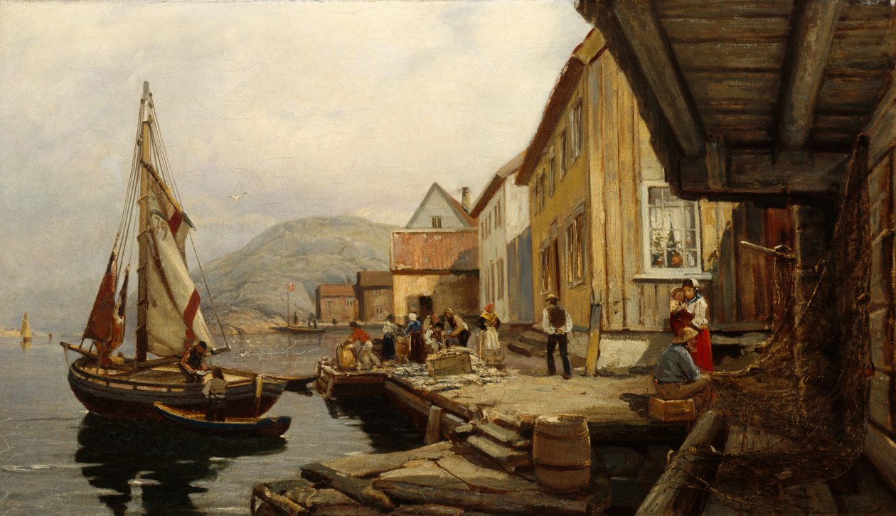 Paisagem de Svinør de Johan Nielssen