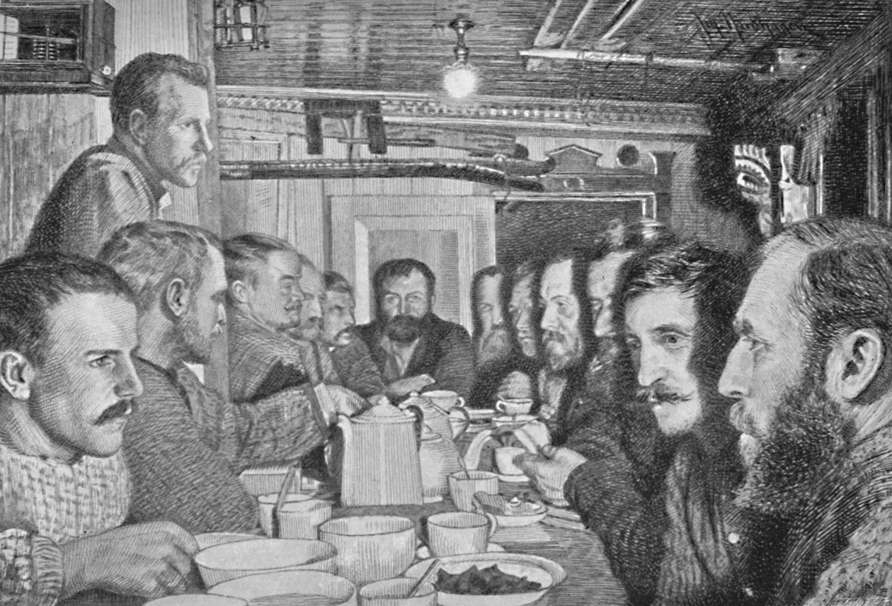 Na mesa da ceia, 14 de fevereiro de 1895, 1895, 1897 de Johan Nordhagen