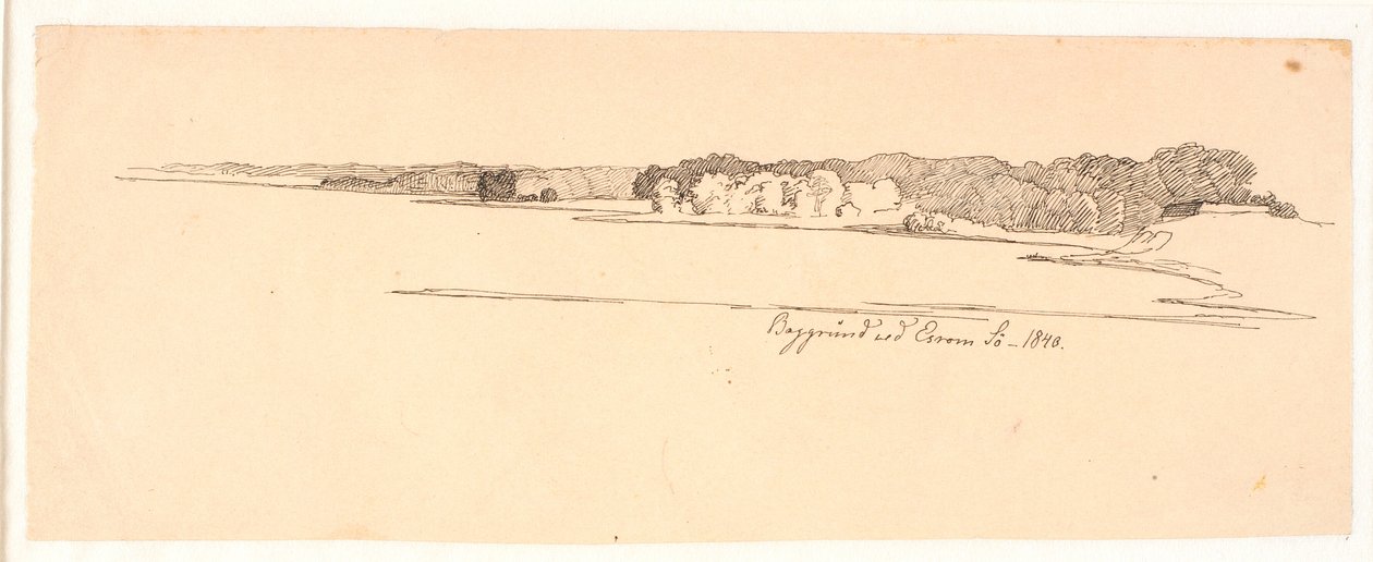 Experiência na Esrum Sø de Johan Thomas Lundbye