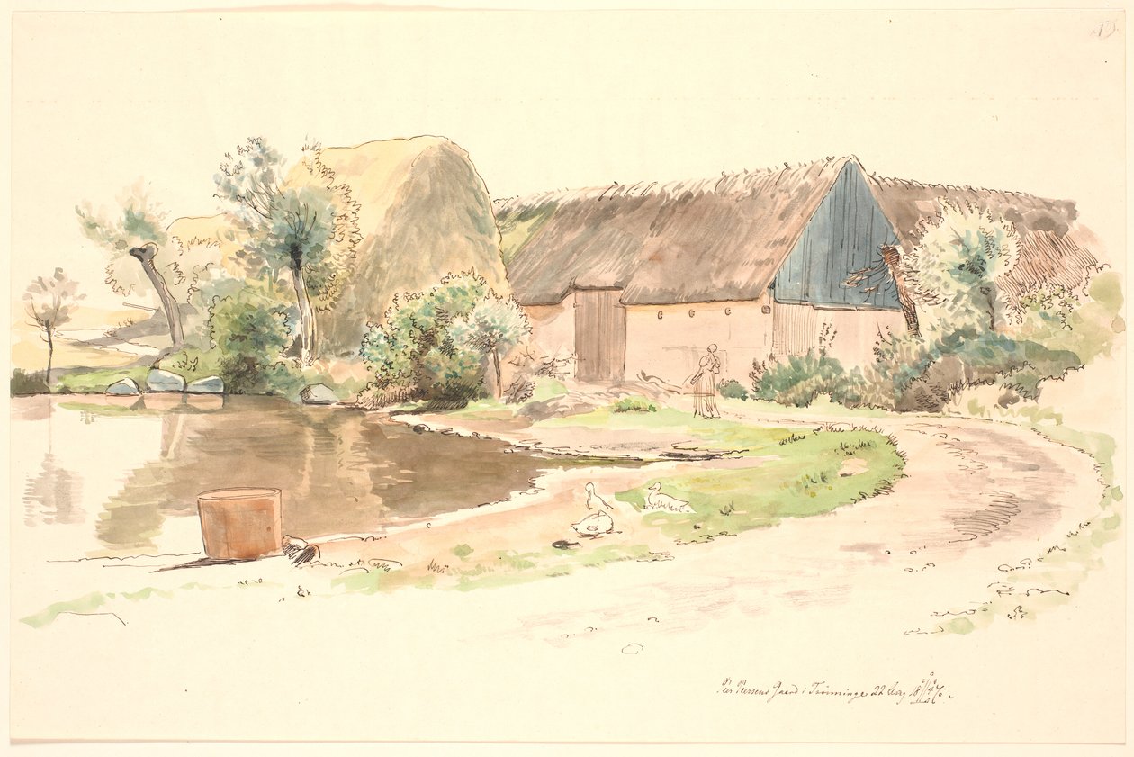 Casa de fazenda e amor de rua de Johan Thomas Lundbye