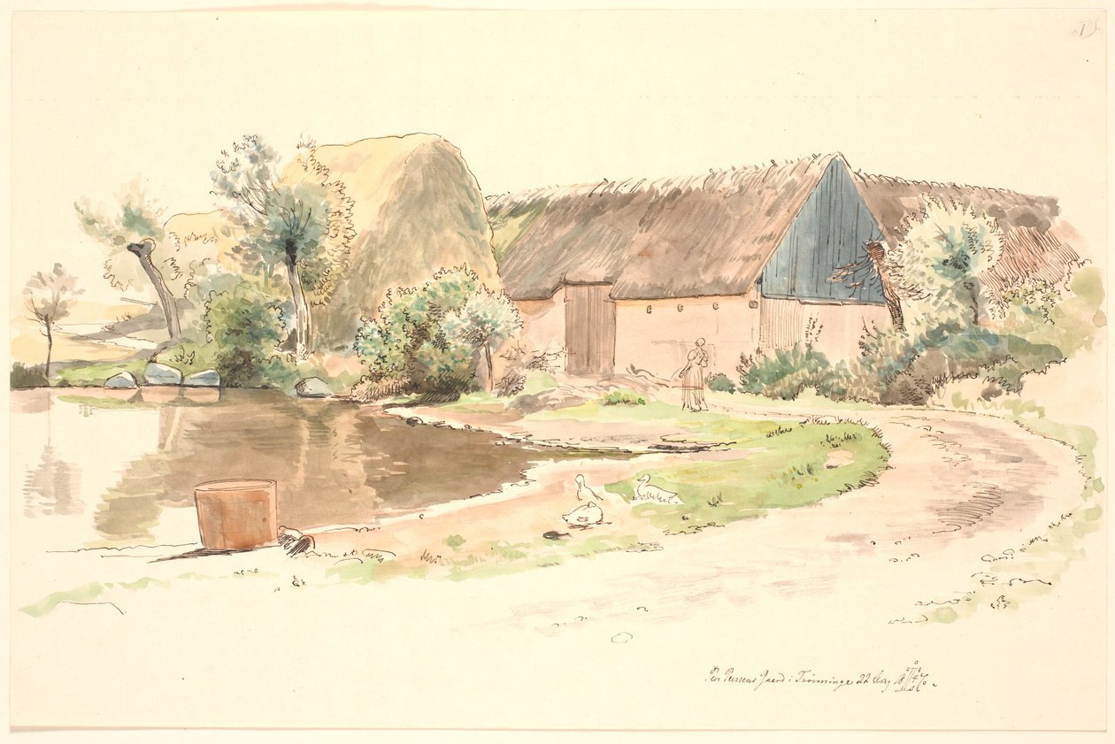 Casa de fazenda e amor de rua de Johan Thomas Lundbye