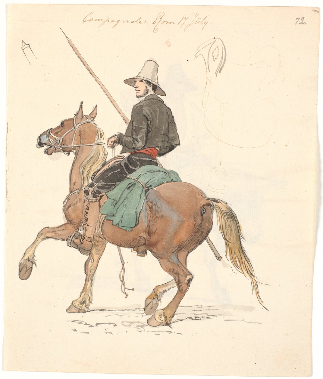 Campagnole para cavalo de Johan Thomas Lundbye