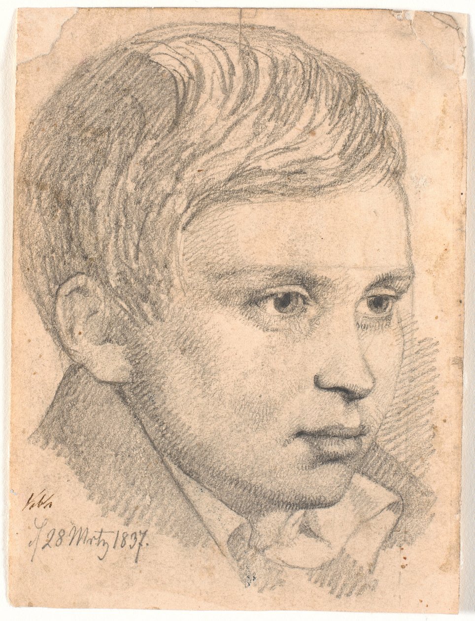 cabeça de menino de Johan Thomas Lundbye