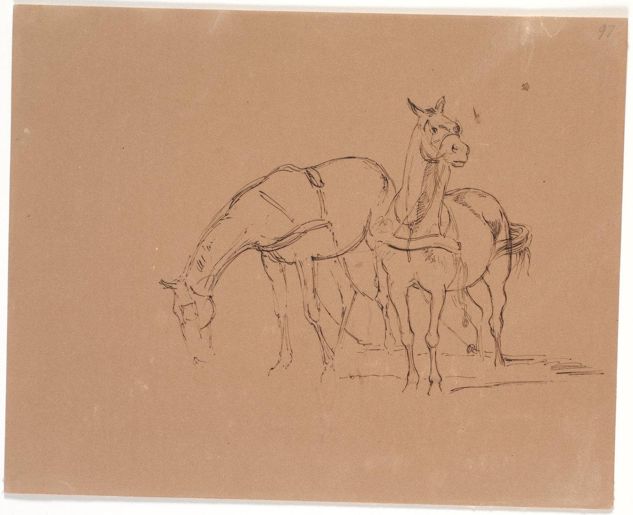 Balde de cavalo de Johan Thomas Lundbye