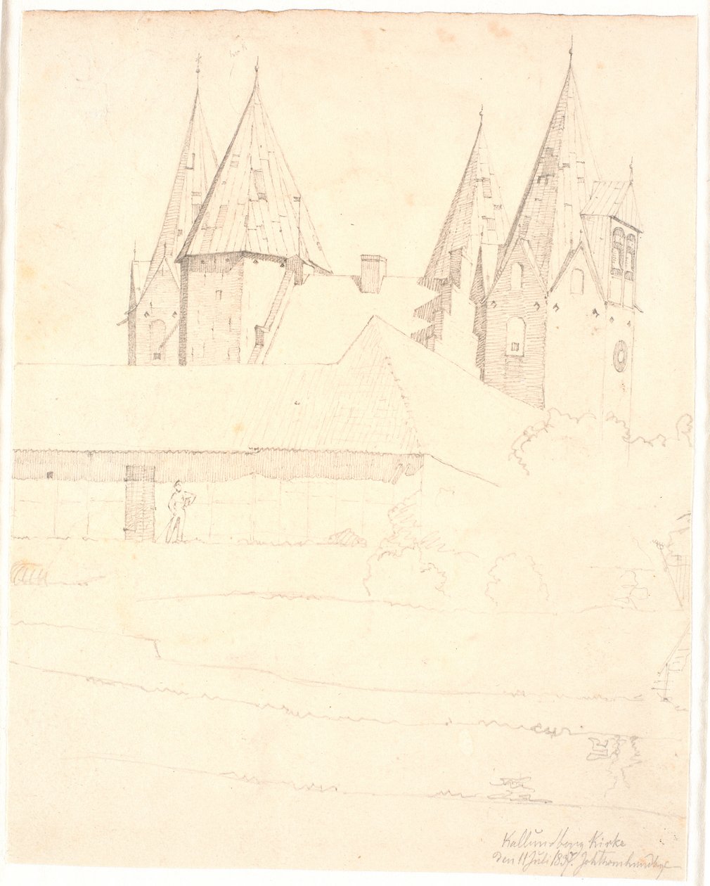 Igreja Kalundborg de Johan Thomas Lundbye