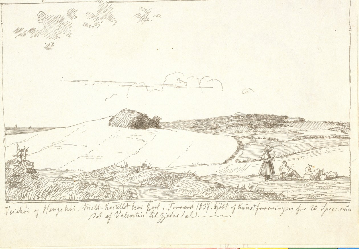 Liber Veritatis. Desenhos e aquarelas após as pinturas de Lundbye de 1834 em diante de Johan Thomas Lundbye