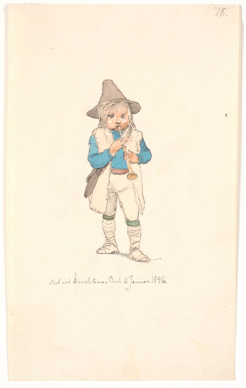 Lille "pifferaro" de Johan Thomas Lundbye