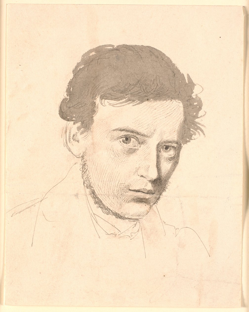 Retrato de um jovem de Johan Thomas Lundbye