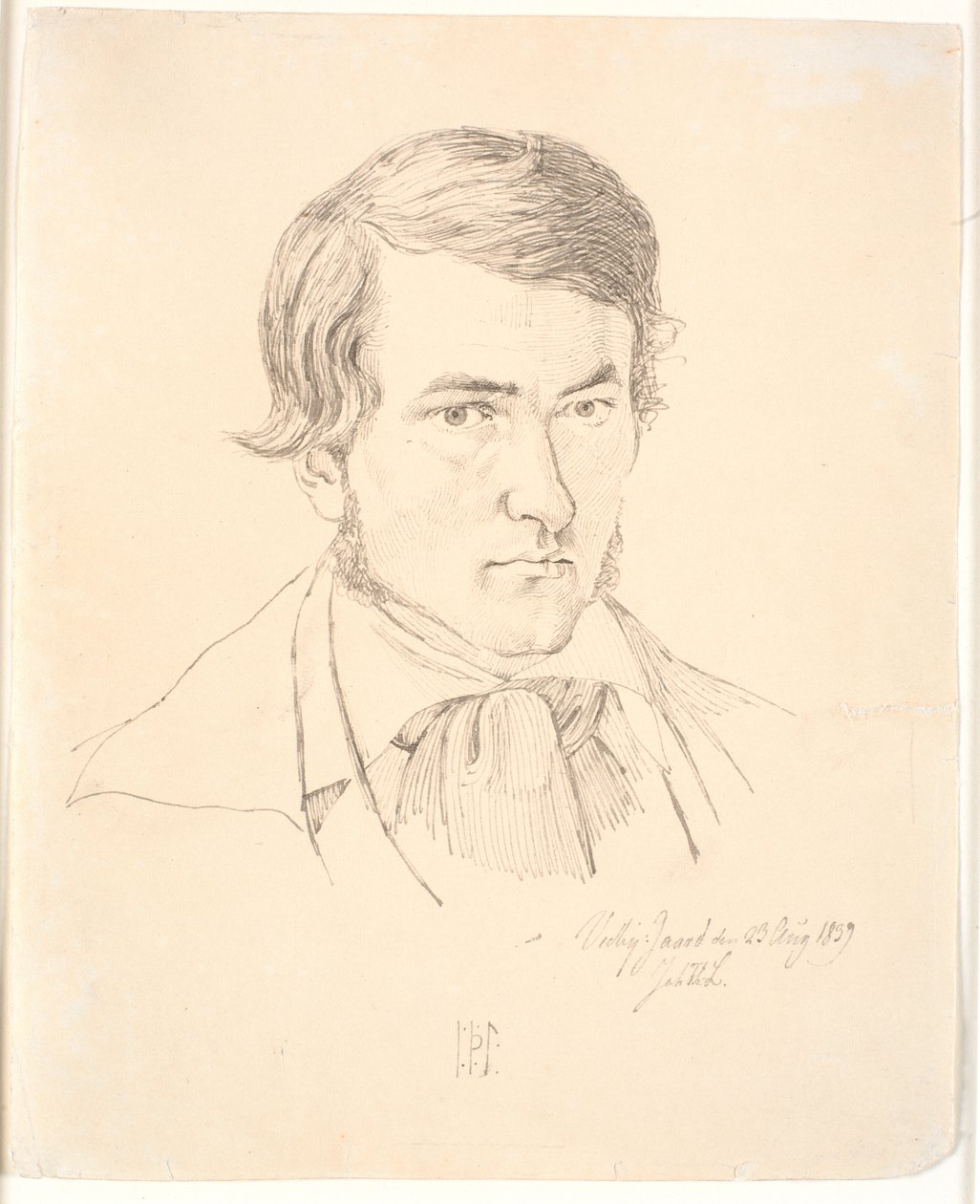 Auto-retrato de Johan Thomas Lundbye