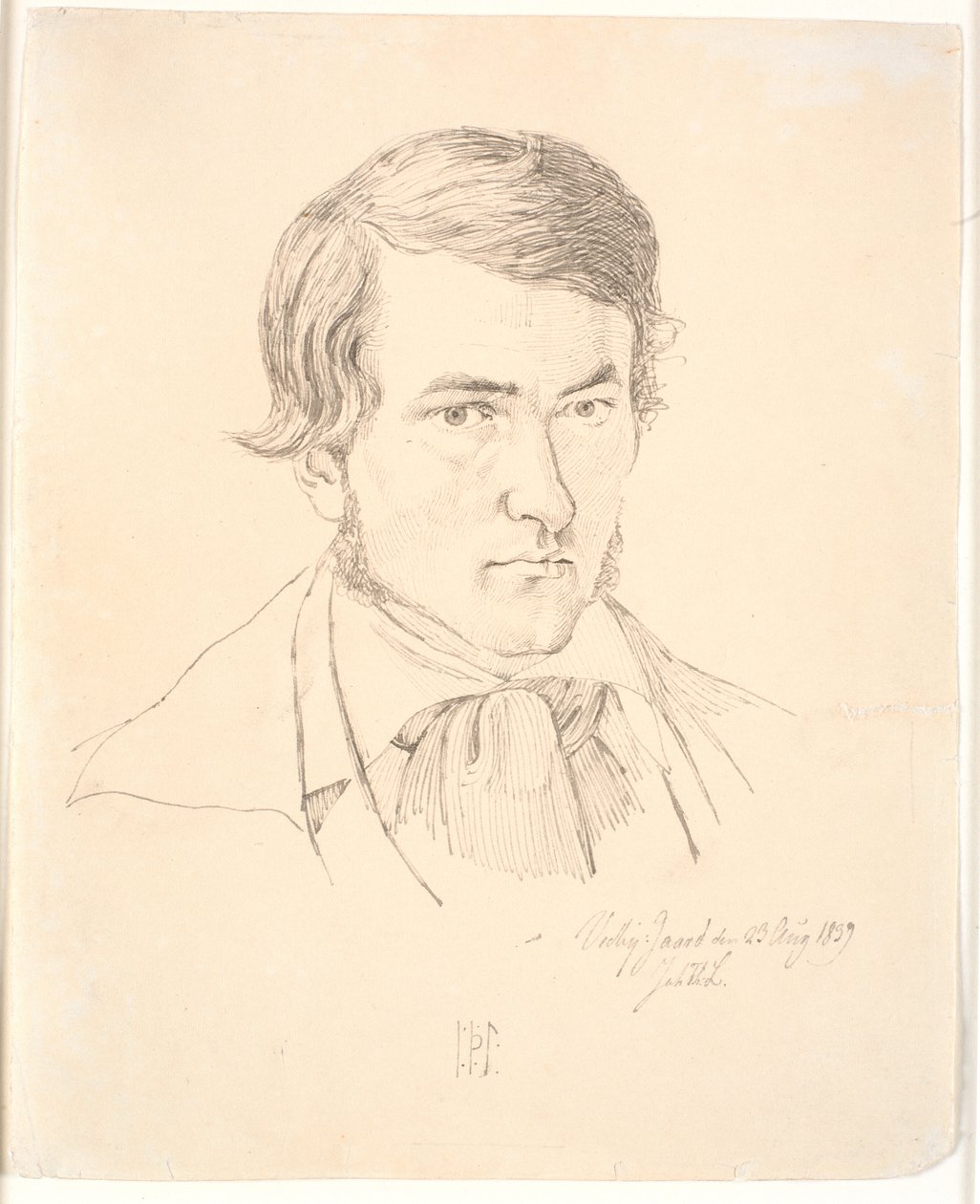 Auto-retrato de Johan Thomas Lundbye