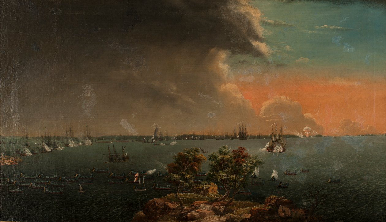 Segunda Batalha Russo-Sueca de Svensksund, em 10 de julho de 1790. de Johan Tietrich Schoultz