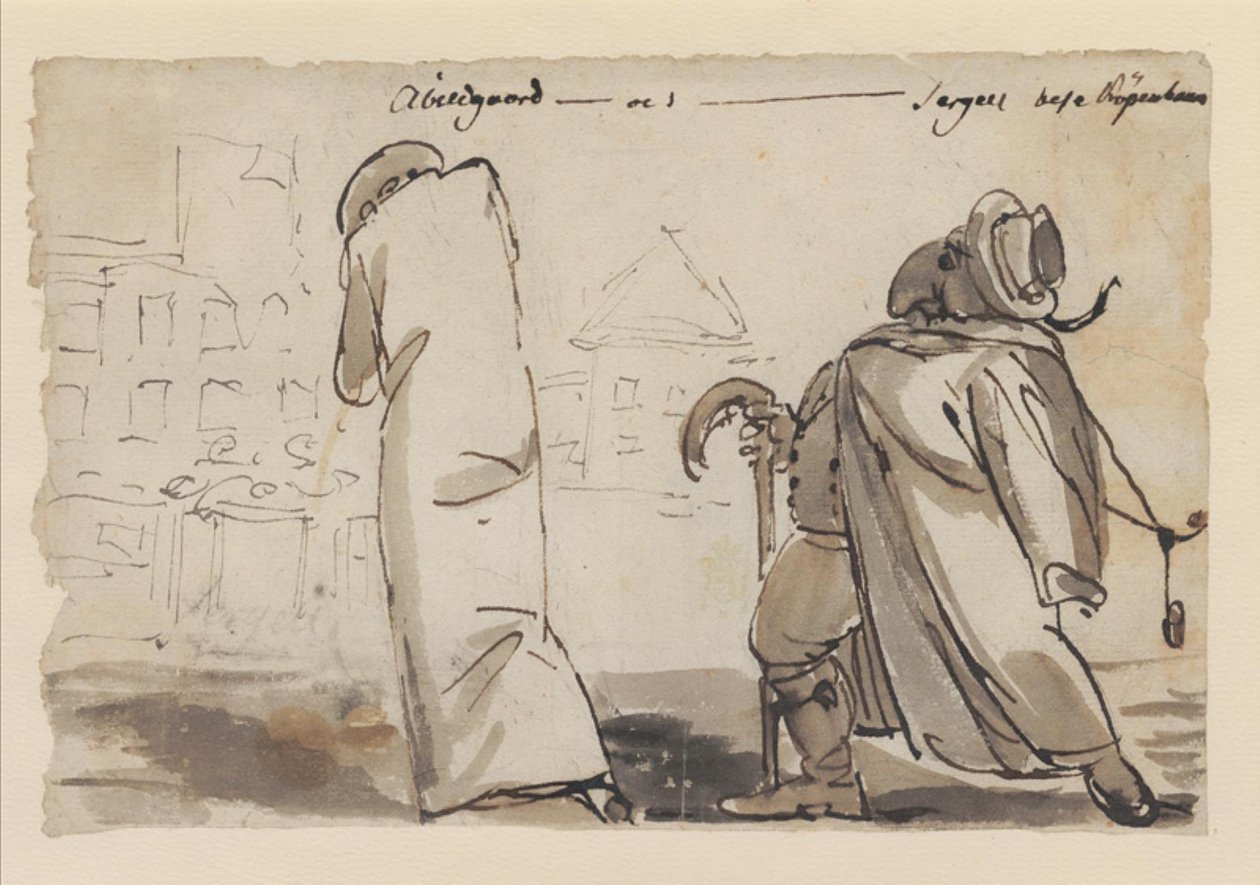 "Abildgaard e Sergell visitam Copenhague" de Johan Tobias Sergel