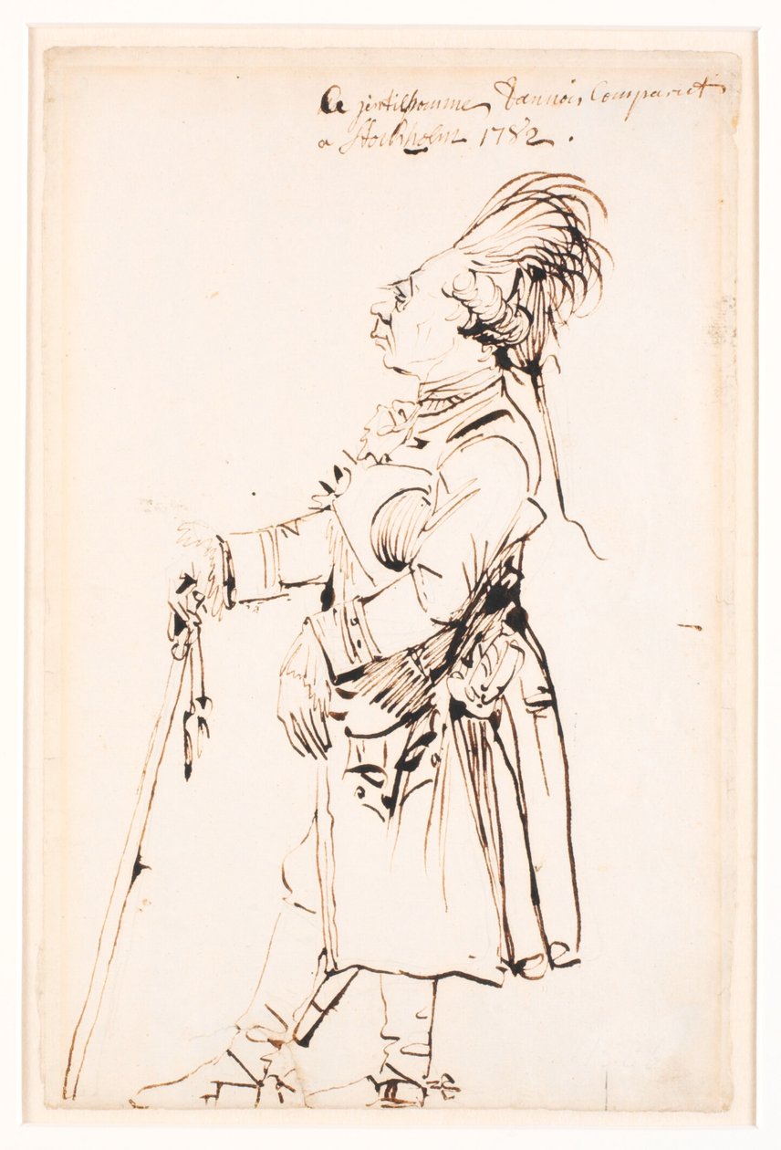 Barão Clemens August von Haxthausen em Estocolmo de Johan Tobias Sergel