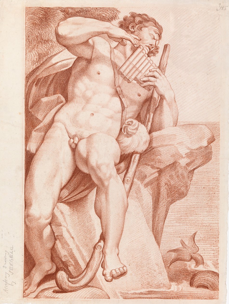 Polyphemus spielt die Panflöte de Johan Tobias Sergel