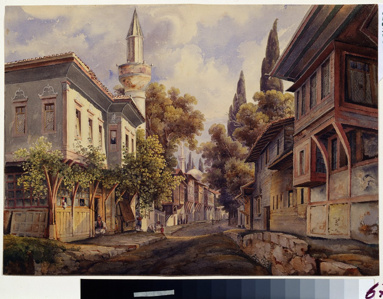 Uma rua em Constantinopla de Johan Wolfensberger