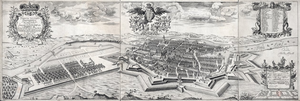 A residência Electoralis Brandenburgicae de Johann Bernhard Schultz