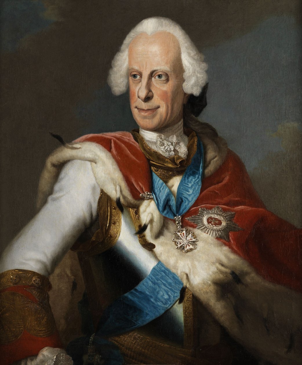 Retrato do Landgrave Ludwig VIII de Johann Christian Fiedler