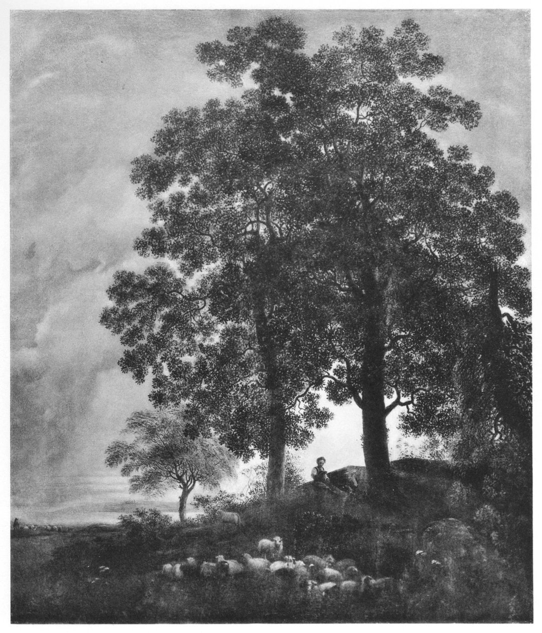 paisagem da noite de Johann Christian Klengel