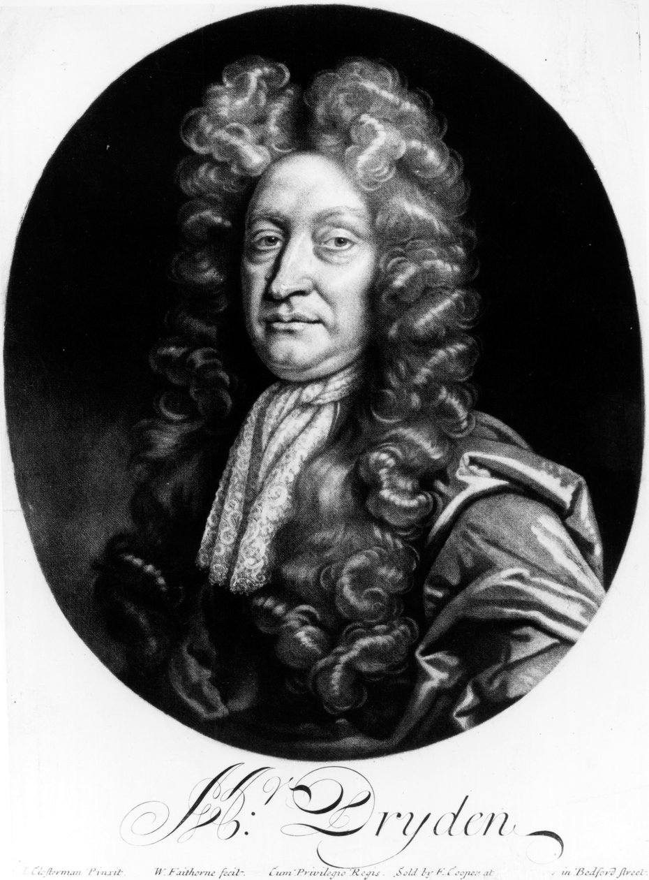 John Dryden (1631-1700) gravado por William Faithorne (1616-91) de Johann Closterman