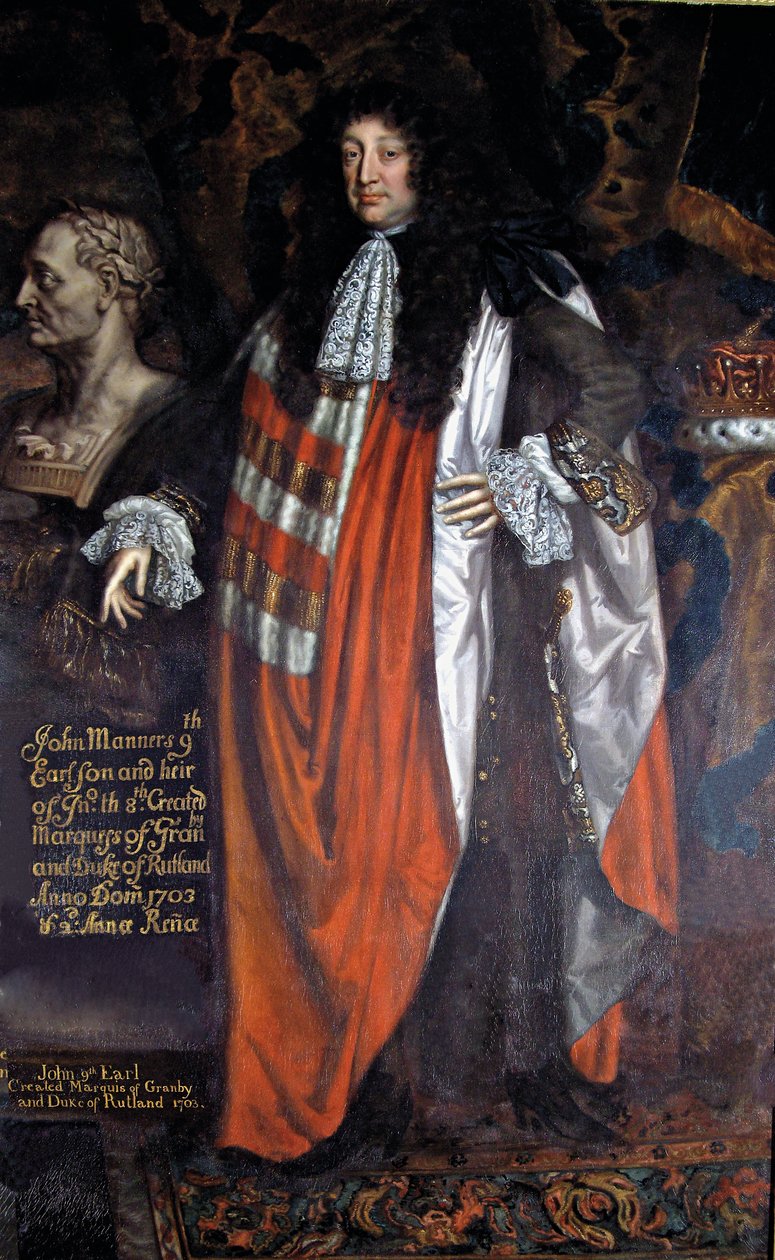 John Manners, 9º Conde de Rutland, c.1700 de Johann Closterman