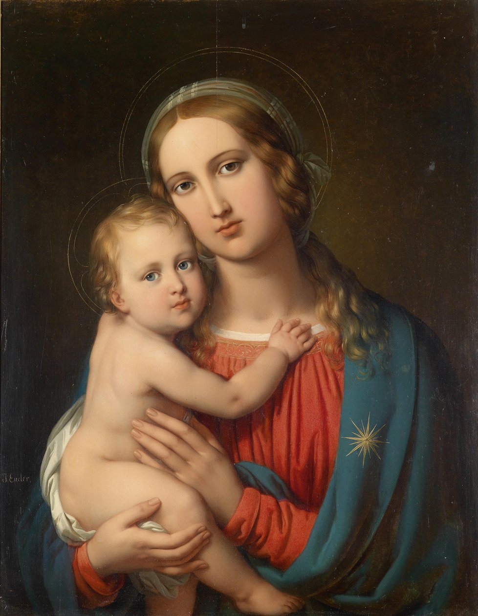 Madonna e criança de Johann Ender