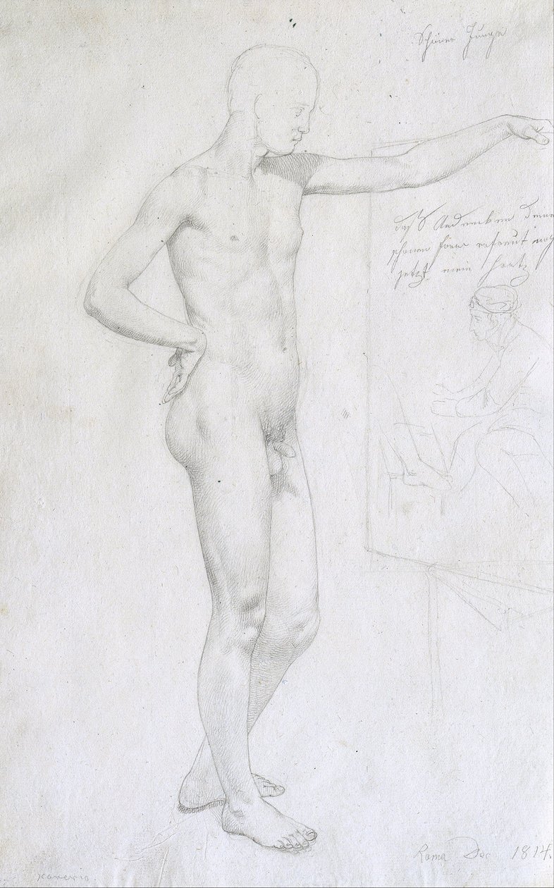 Menino bonito de Johann Evangelist Scheffer von Leonhartshof