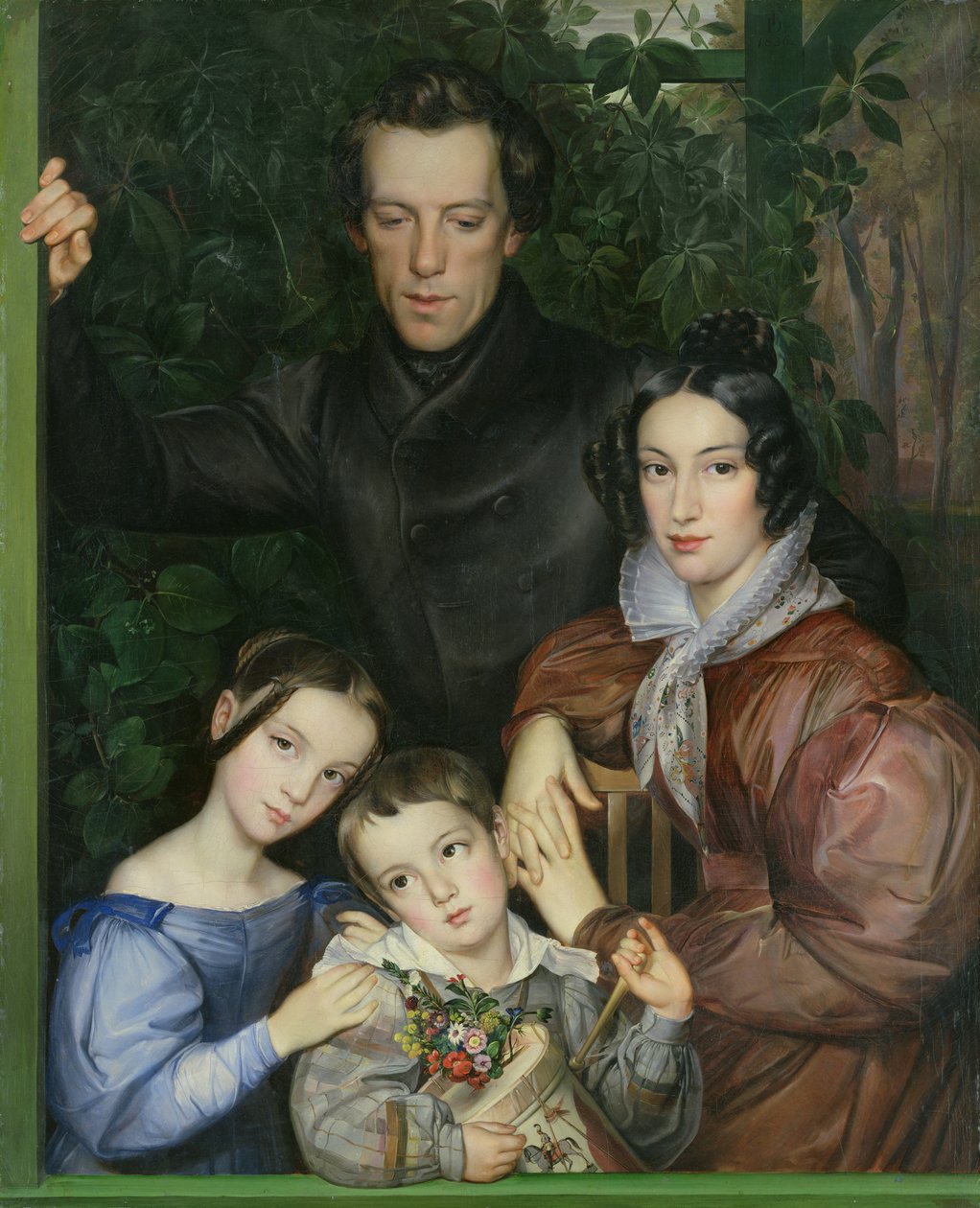 A Família Rauter, 1836 de Johann Friedrich Dieterich