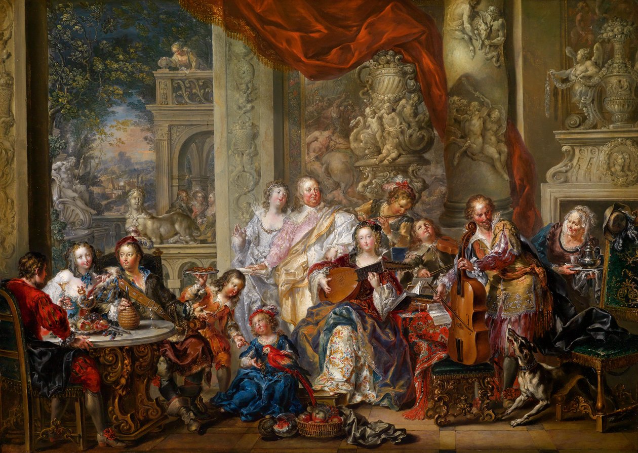 Concerto no palácio de Johann Georg Platzer